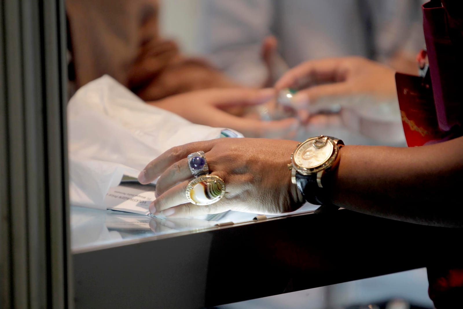 Banco di lavoro dell'officina orologiaia